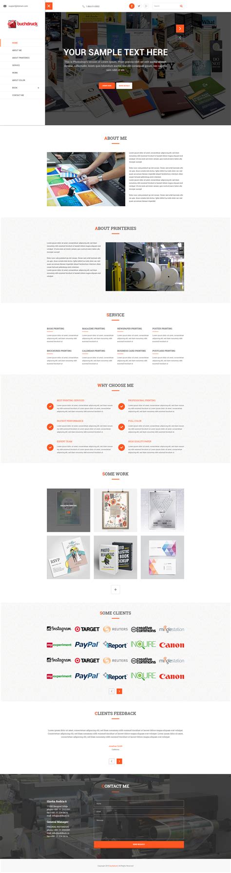 Landing Page Design (Free Download) :: Behance