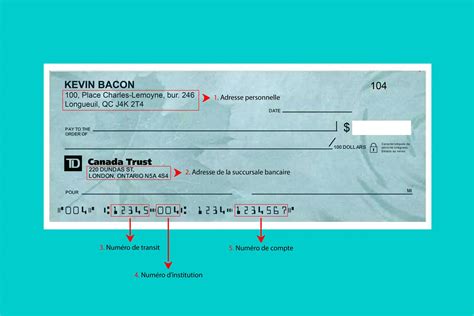 Spécimen De Chèque La Banque Td Tout Ce Quil Faut Savoir