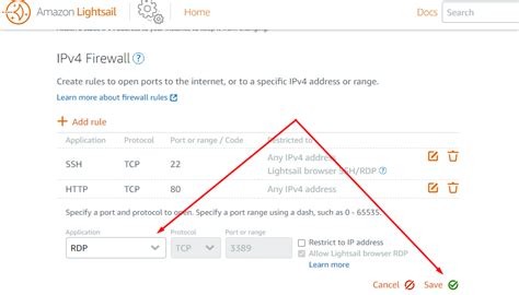 Cara Buka Port Vps Aws Lightsail Windows