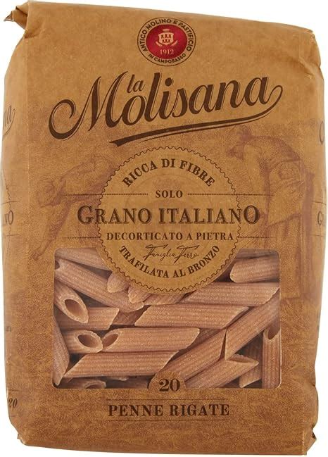 La Molisana Pasta Integrale Penne Rigate N 20 Pasta Corta SOLO Grano