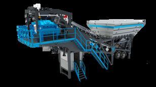 Pi Makina M H Mobile Twin Shaft Mixer Concrete Plant For Sale