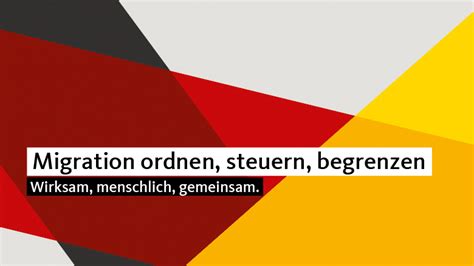 Migration Christlich Demokratische Union Deutschlands