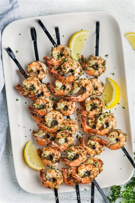 Grilled Shrimp Kabob Recipe Quick Easy Easy Low Carb