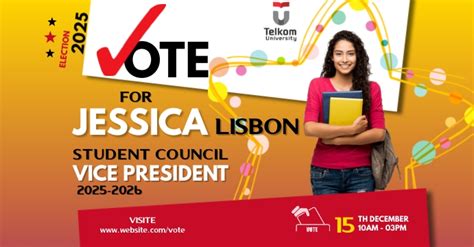 Copy Of Election Campaign Student Council Election Postermywall