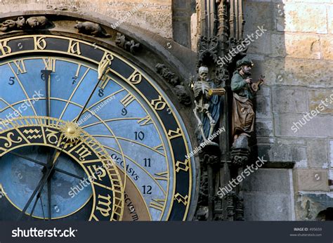 Prague Zodiac Tower Clock Stock Photo 495659 Shutterstock