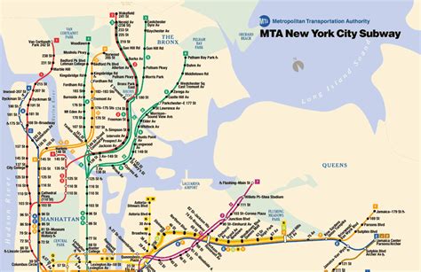 Mta Nyc Transit Full System Map