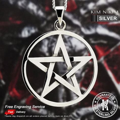 Pentagram Necklace - Etsy