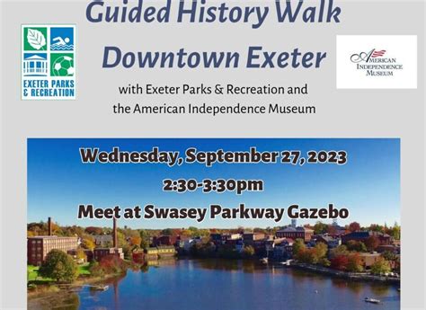 Guided Walks Downtown Exeter with Exeter Parks & Recreation and the Independence Museum (6) (1 ...