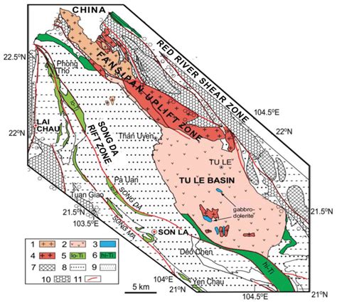 A Geological Scheme Of Northwestern Viet Nam Simplified From