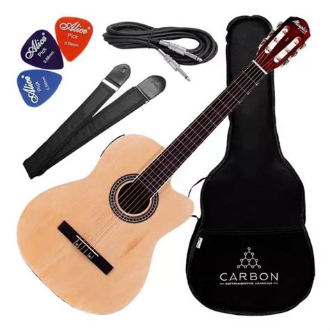 Guitarra clásica Giannini Kit violão elétrico nylon tagima memphis ac