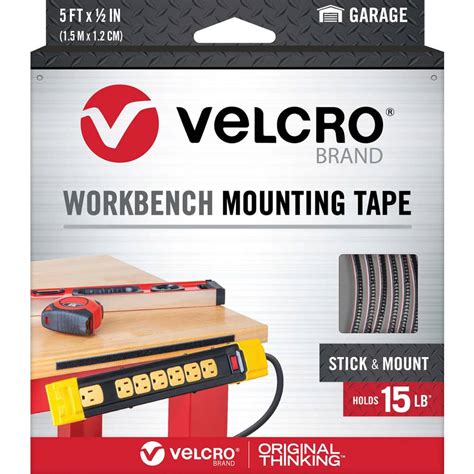 VelcroBrand Hook Loop Shape Roll Tape Width 0 50 In Tape