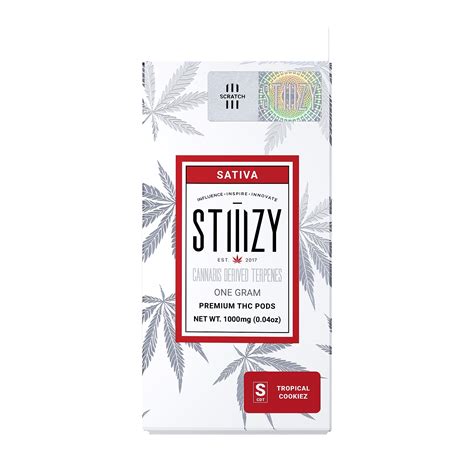 Stiiizy Tropical Cookiez Cannabis Derived Terpenes Pod 1g Leafly