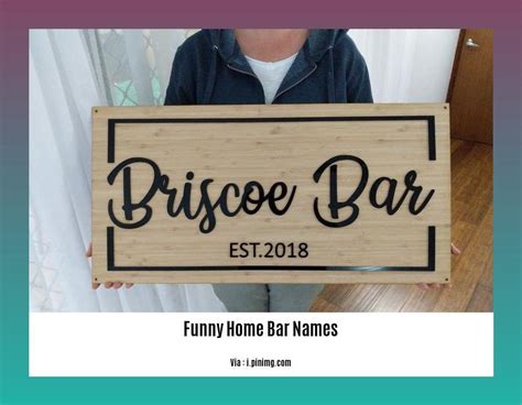 Give Your Home Bar A Hilarious Twist A Collection Of Funny Home Bar Names Wave Sold