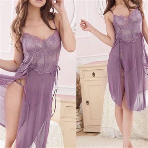 Intimates Sleepwear Long Lingerie In Dark Purple Light Purple Or Aqua Poshmark