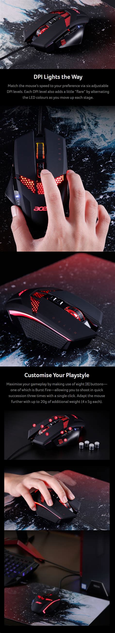 Acer Nitro Mouse | VillMan Computers