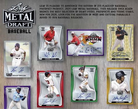 Leaf Metal Draft Baseball Cards Delivers New Jumbo Configuration