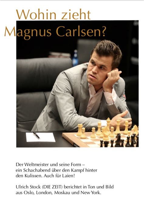 L Becker Schachverein Von E V Wohin Zieht Magnus Carlsen