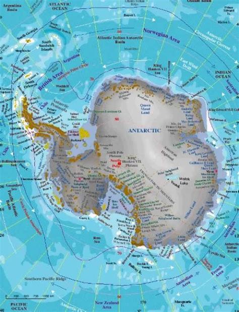 Antarctica Detailed Map