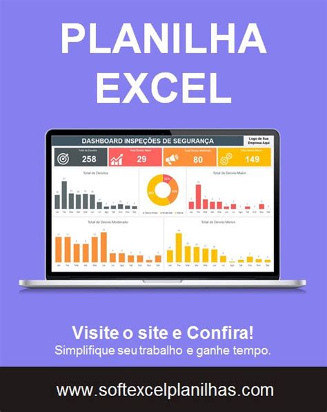 Planilhas E Dashboards Em Excel I Soft Excel Planilhas Profissionais Em