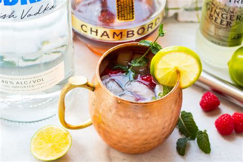 Raspberry Moscow Mule - No Plate Like Home