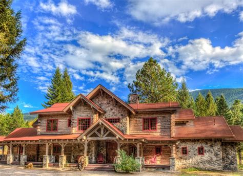 Arlee Montana Concrete Log Cabin