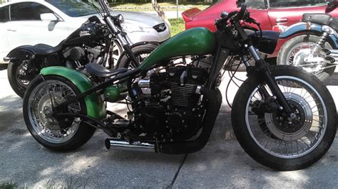 Kawasaki Kz1000 Pro Street Style Chopper Runs Great