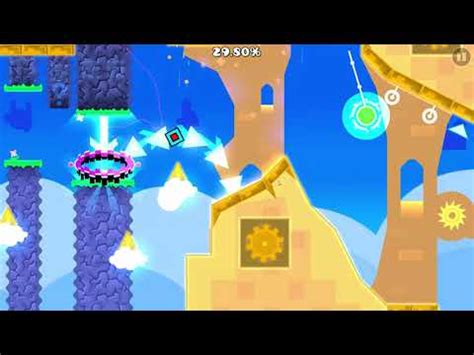 Geometry Dash Sky Tower By Rafer Easy Demon Youtube