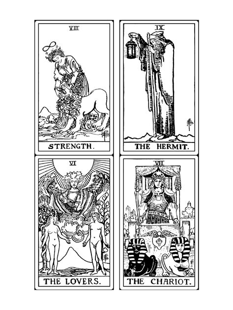 Printable Tarot Cards And Guidebook Worksheets Library