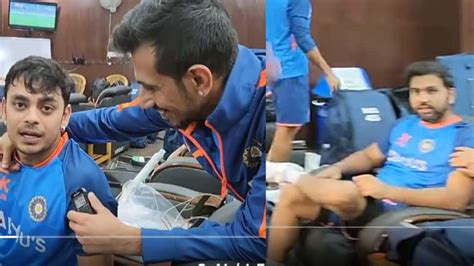 IND Vs NZ 2nd ODI Yuzvendra Chahal Takes Fans Inside Indian Dressing