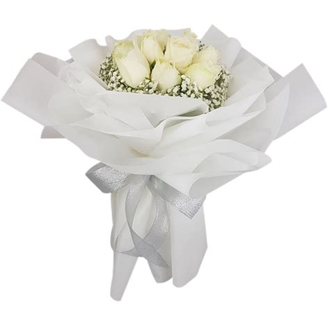 Bouquet Of White Roses Transparent Background Png Play