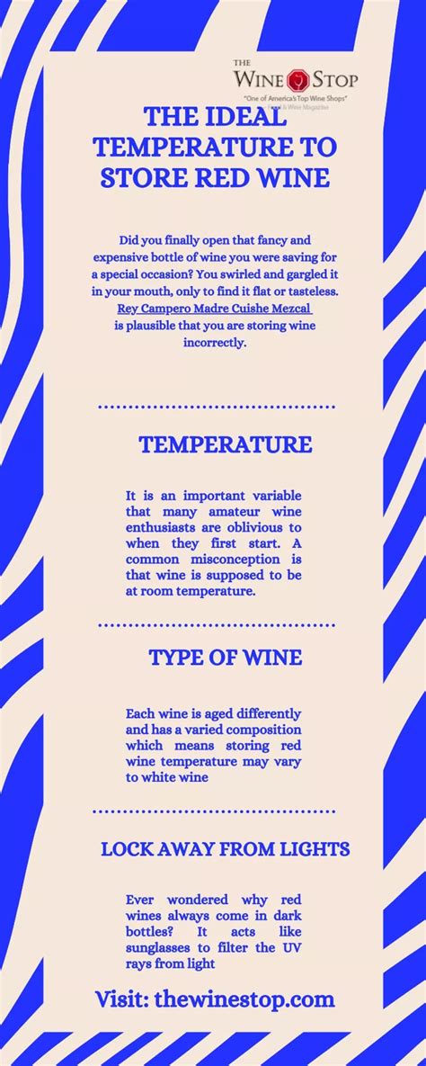 Ppt The Ideal Temperature To Store Red Wine Powerpoint Presentation