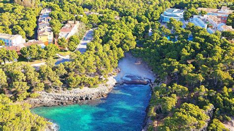 Strand Sa Barca Trencada Nahe Santanyi Im S Den Von Mallorca