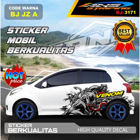 Jual Bj 3171 Stiker Decal Bisa Pakai Disegala Jenis Mobil Stiker Body