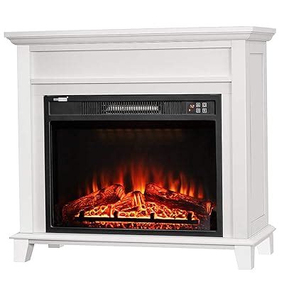 Buy VIVOHOME 32 Inch Wide Electric Fireplace With Wood Frame Insert