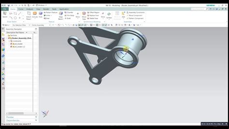 Siemens Nx Tutorial Beginner For Assembly In Nx Siemes Plm Software