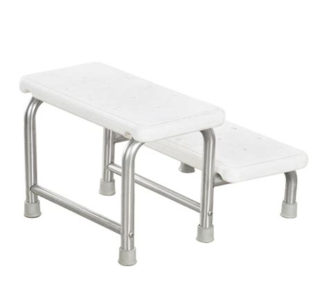 Double Step Medical Foot Step Stool With Abs Platform For Hospital