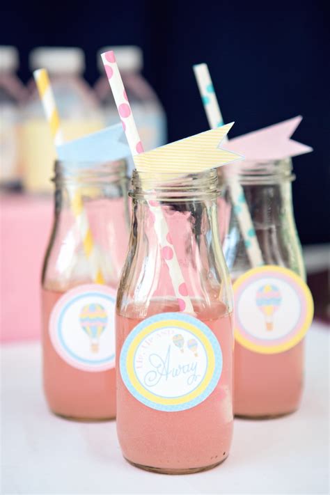 Kara S Party Ideas Hot Air Balloon Themed Baby Shower Kara S Party Ideas