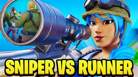 Sniper Vs Runner Sur Fortnite Feat Les Abonnés Youtube