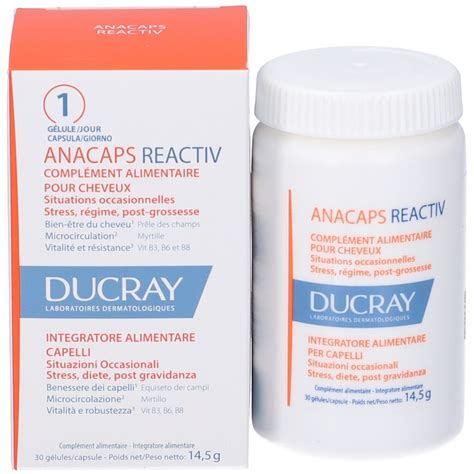 Ducray Anacaps Reactiv Integratore Alimentare Capelli Situazioni