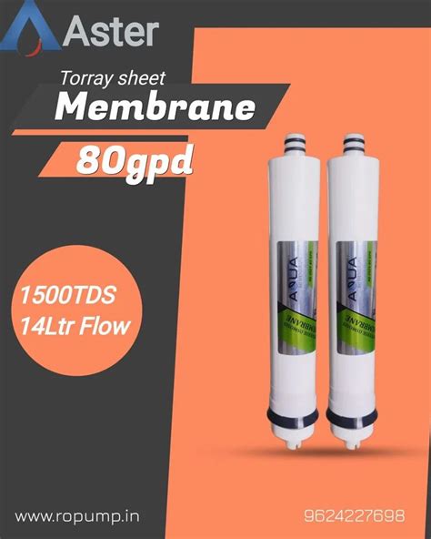 Toray Ro Membranes Capacity 80 GPD Polysulfone At 1000 Piece In