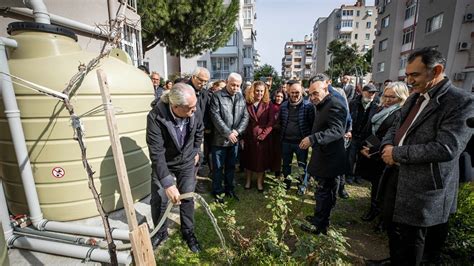 Yağmur Suyu Hasadı Uygulaması Bornovada Büyük İlgi Gördü