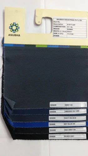 Plain Cotton Lycra Denim Fabric For Jeans Packaging Type Roll At Rs