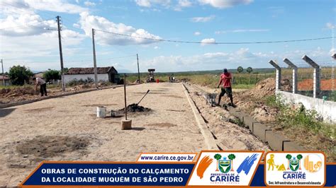 GROAÍRAS A PIONEIRA DO SERTÃO DO CEARÁ Iniciadas as obras de