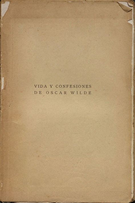 Vida Y Confesiones De Oscar Wilde Tomo I Frank Harris 1928 Cards