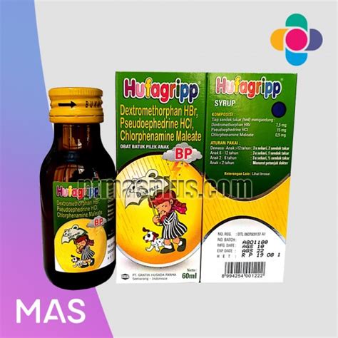 Produk HUFAGRIP BP 60 ML SYR HIJAU 60 PT MURNI AIK SUKSES