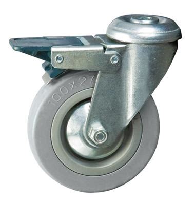 75mm Bolt Hole Swivel Castor Partington Engineering