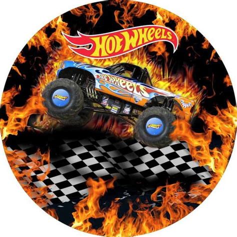 Painel Redondo Hot Wheels Elo Produtos Especiais