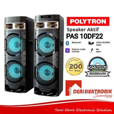 Jual Speaker Aktif Polytron PAS10DF22 KHUSUS SUMEDANG Shopee Indonesia