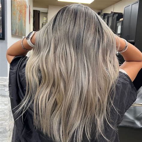Ashy Blonde Balayage Babylights