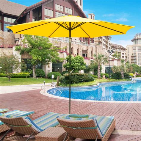 Apluschoice 9 Ft Patio Umbrella Canopy Top Cover Replacement 8 Rib Outdoor Yard Ebay